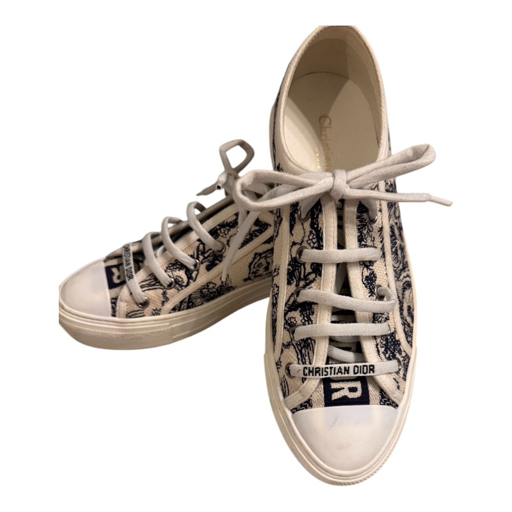 Dior Women's‎ Sneakers - Navy and crème